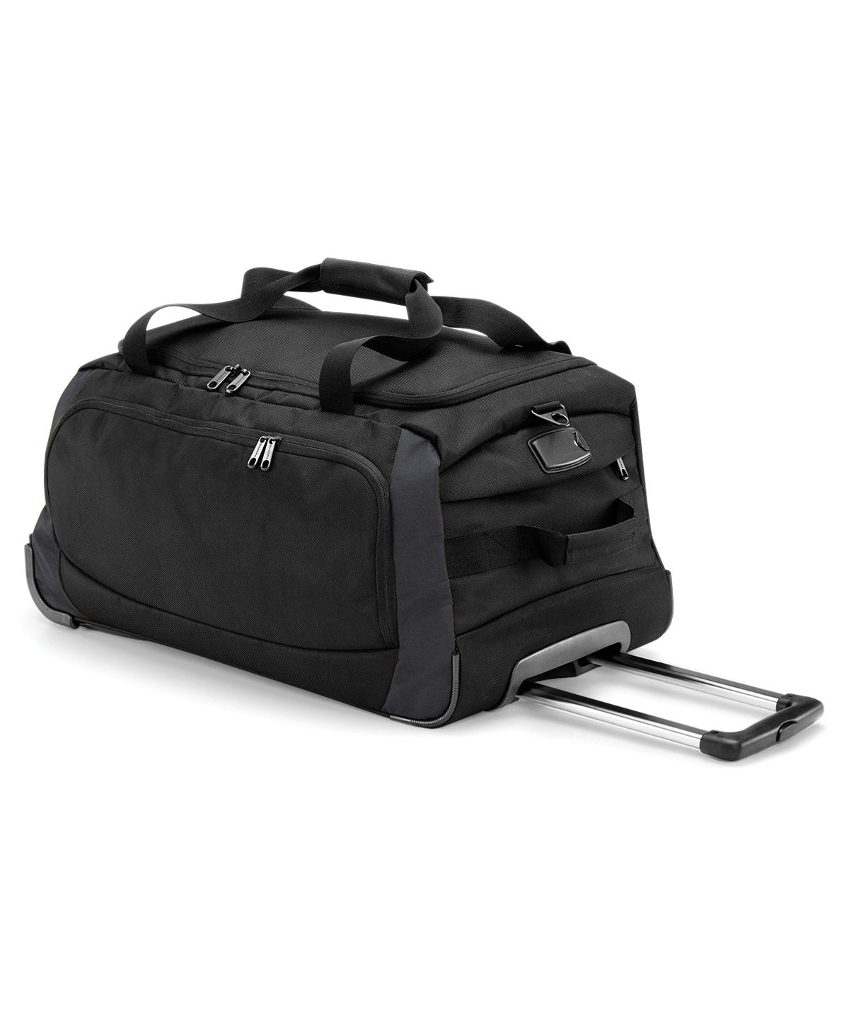 Bolsa de viaje con ruedas de tungsteno | Negro/Grafito Oscuro