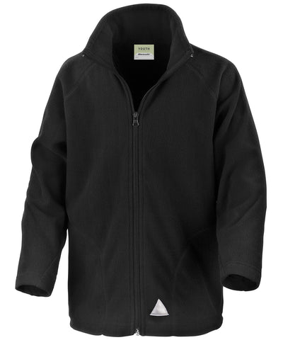 Chaqueta de microfelpa Core junior | Negro