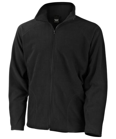 Chaqueta de microfelpa Core | Negro