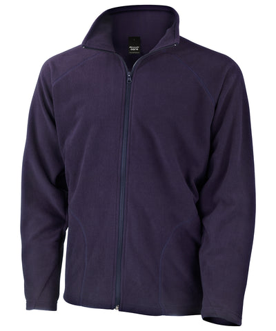 Chaqueta de microfelpa Core | Azul Marino