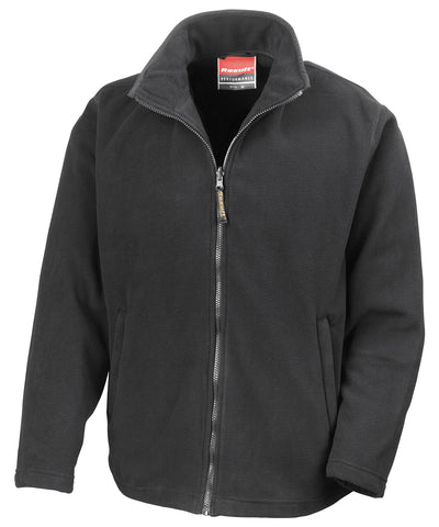 Chaqueta de microfelpa de alta calidad Horizon | Negro