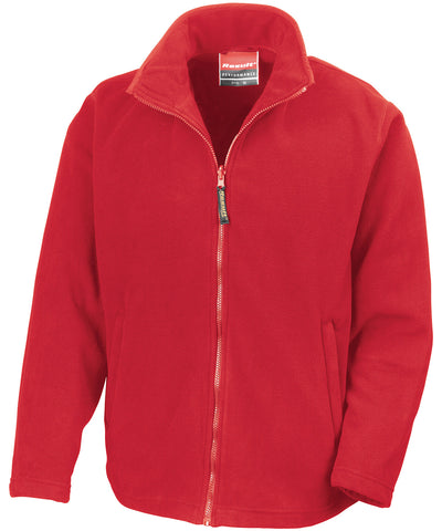 Chaqueta de microfelpa de alta calidad Horizon | Rojo Cardenal