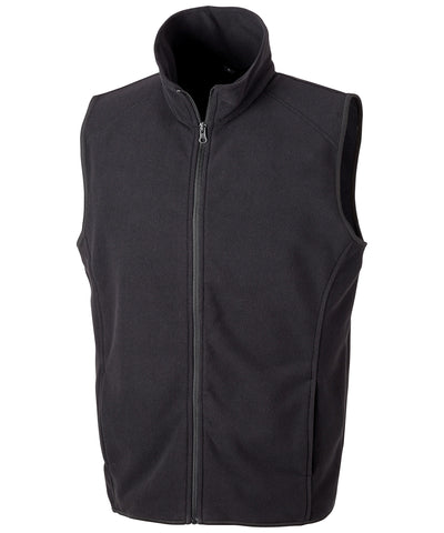 Chaleco de microfelpa Core | Negro