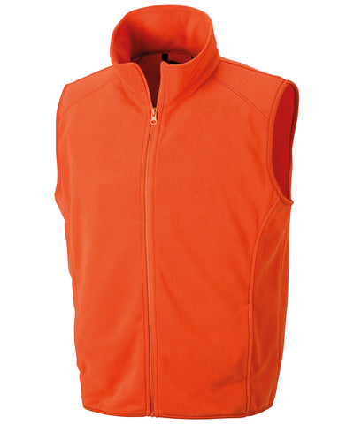 Chaleco de microfelpa Core | Naranja