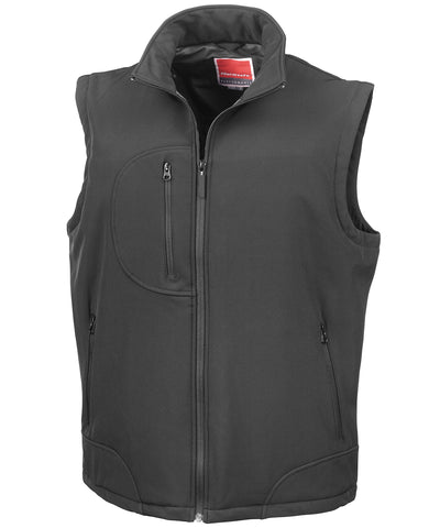 Chaleco Softshell | Negro/Negro