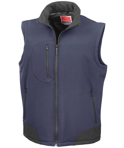 Chaleco Softshell | Azul Marino/Negro