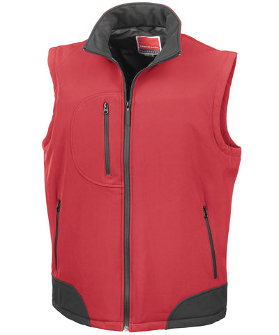 Chaleco Softshell | Rojo/Negro