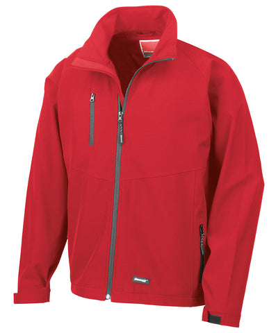 Chaqueta softshell de primera capa | Rojo