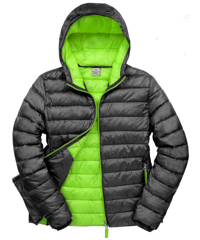 Chaqueta con capucha Urban snow bird | Negro/Lima