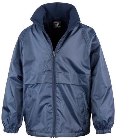 Chaqueta forrada de microfelpa Core junior | Azul Marino