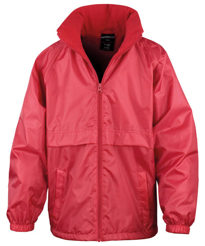 Chaqueta forrada de microfelpa Core junior | Rojo