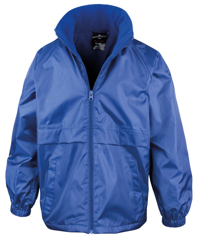Chaqueta forrada de microfelpa Core junior | Azul Real