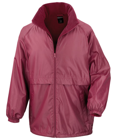 Chaqueta forrada de micropolar Core | Burdeos