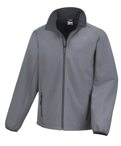 Chaqueta softshell Core para imprimir | Antracita/Negro