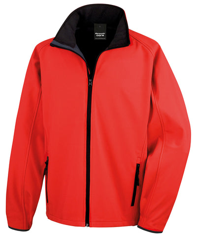 Chaqueta softshell Core para imprimir | Rojo/Negro
