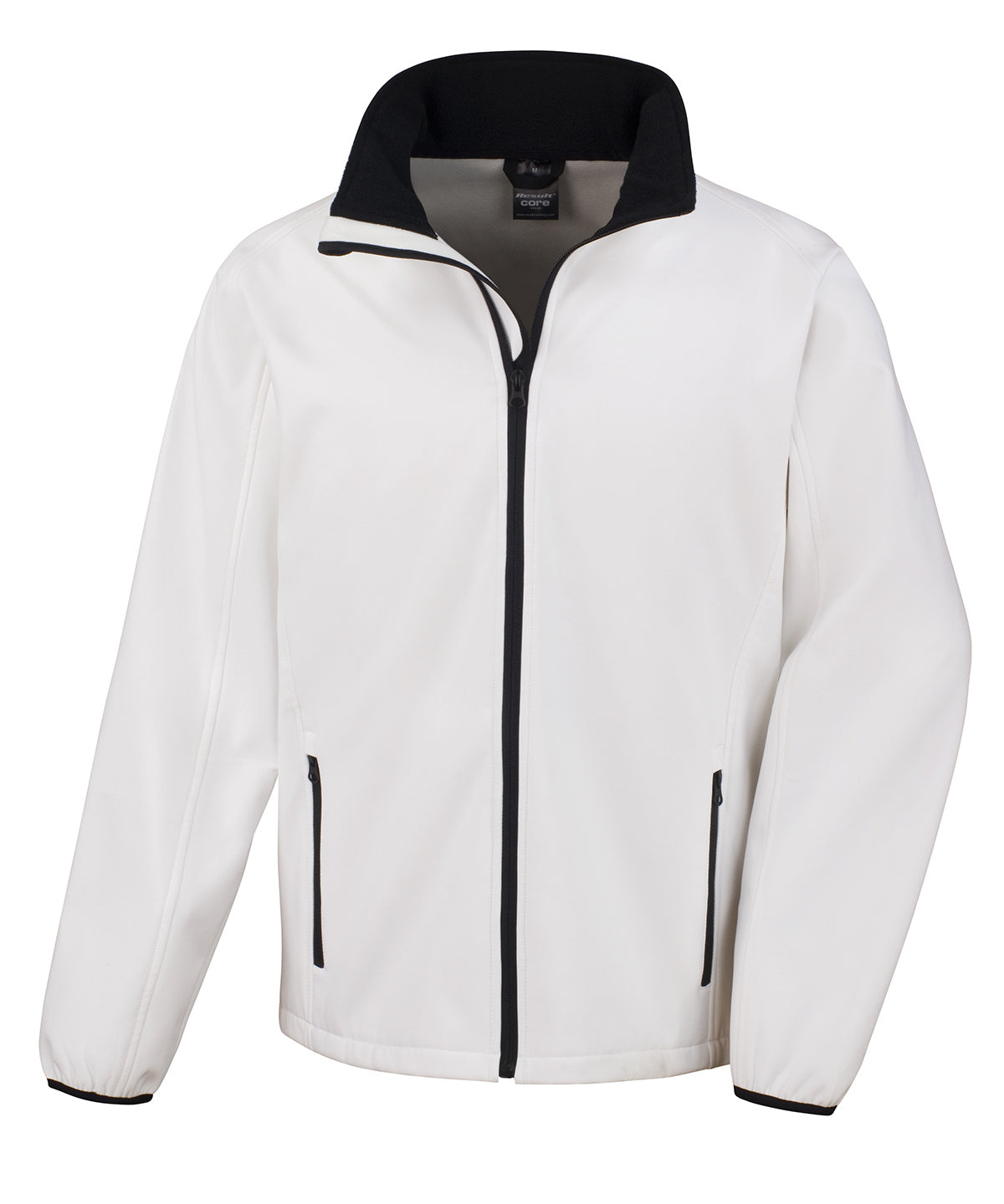 Chaqueta softshell Core para imprimir | Blanco/Negro