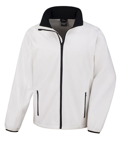 Chaqueta softshell Core para imprimir | Blanco/Negro