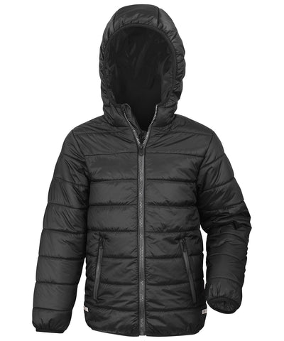 Chaqueta acolchada Core junior suave | Negro