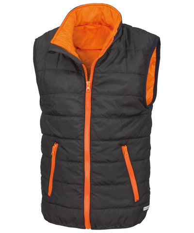 Chaleco Core junior | Negro/Naranja
