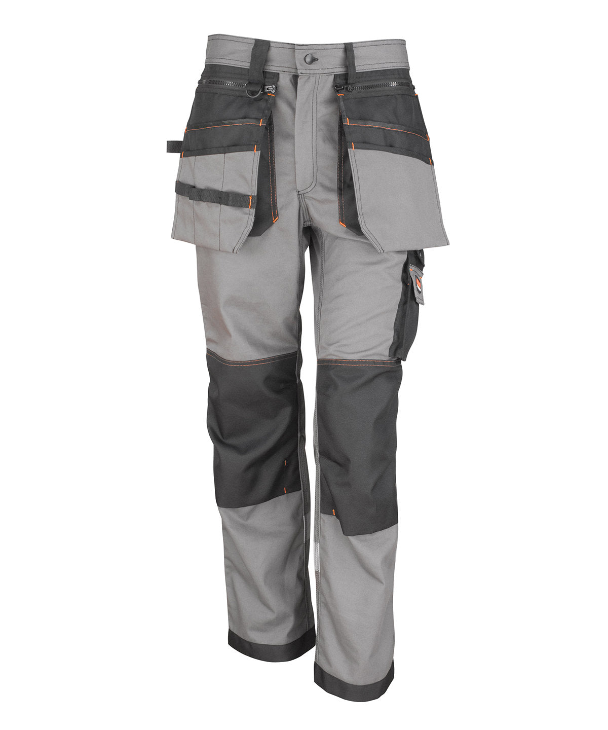 Pantalones con funda cruzada Work-Guard | Gris/Negro
