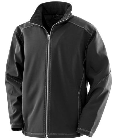 Softshell con costura triple | Negro