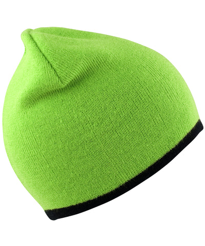 Gorro reversible de moda | Lima/Negro