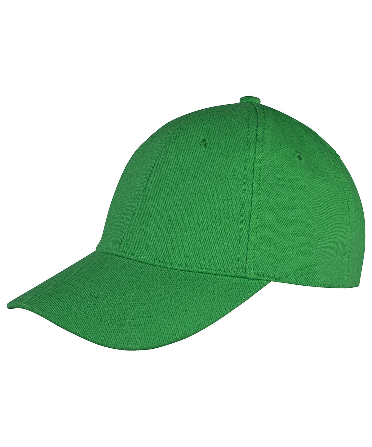 Gorra de perfil bajo de algodn cepillado de 6 paneles Memphis | Esmeralda