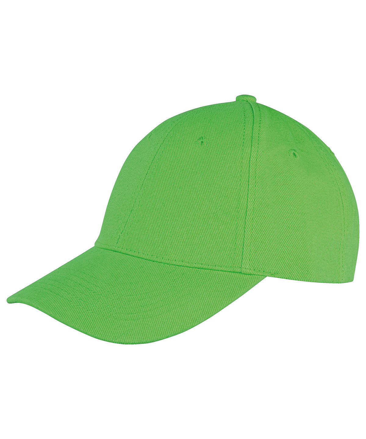 Gorra de perfil bajo de algodn cepillado de 6 paneles Memphis | Lima
