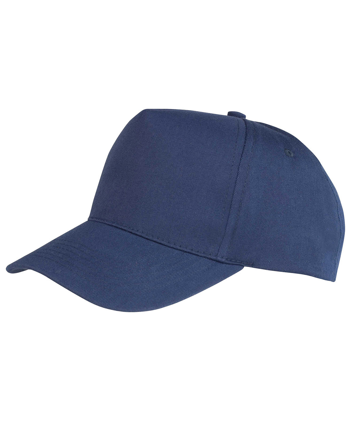 Gorra de impresin de polialgodn de 5 paneles Boston | Azul Marino