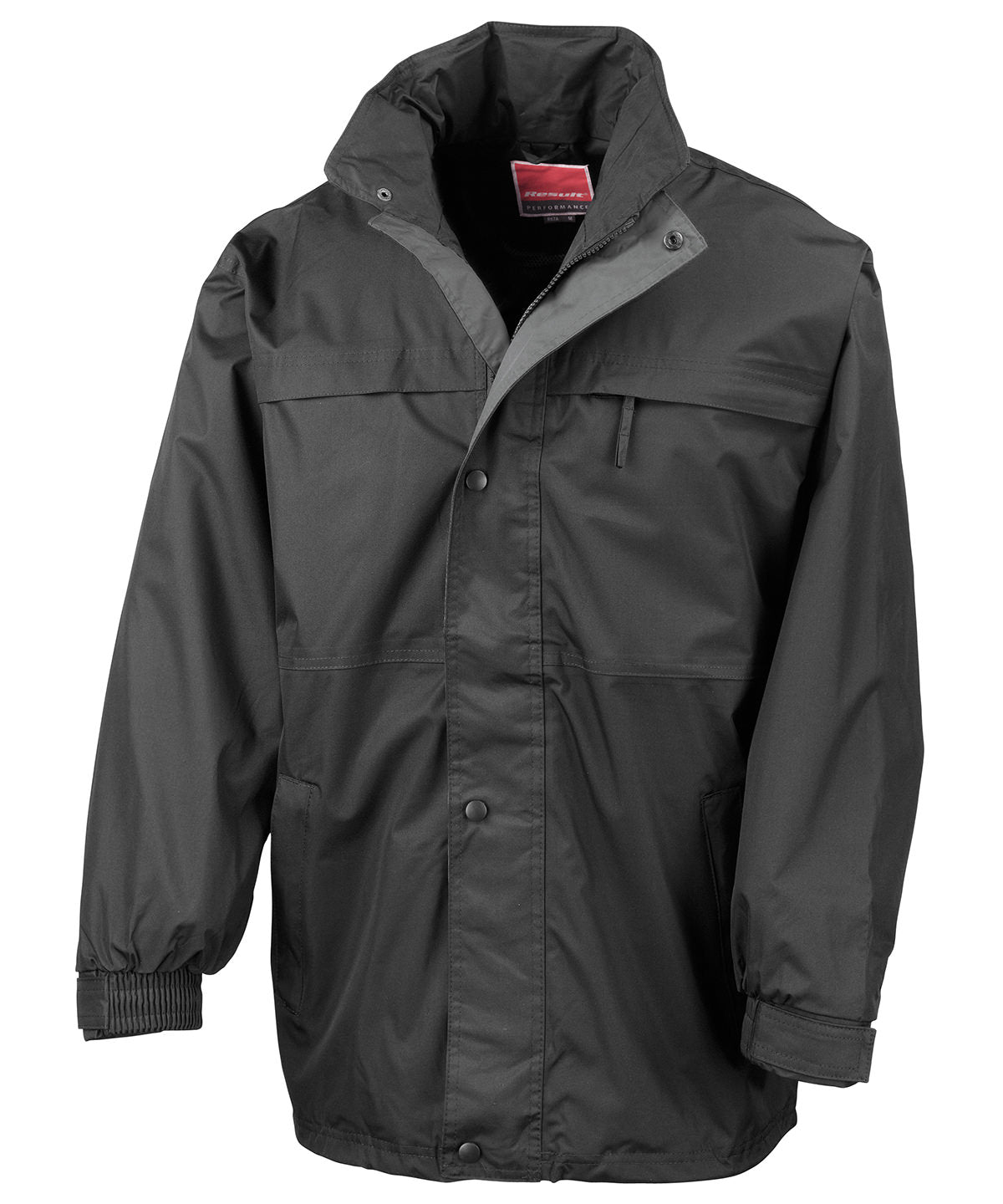 Chaqueta multifuncional de peso medio | Negro/Gris