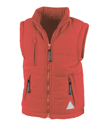 Chaleco acolchado ultra para nio | Rojo
