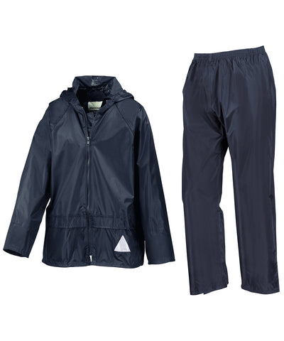 Conjunto de chaqueta y pantaln impermeables para nios | Azul Marino