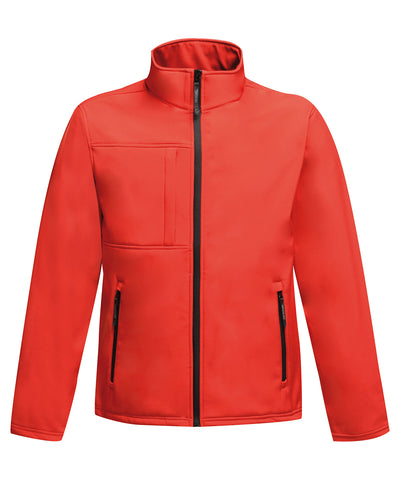 Chaqueta softshell Octagon II con membrana de 3 capas imprimible | Rojo Clsico/Negro