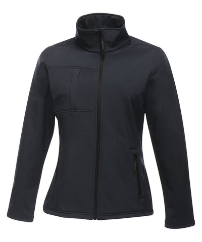Chaqueta softshell de membrana de 3 capas para mujer Octagon II imprimible | Azul Marino/Gris Lobo