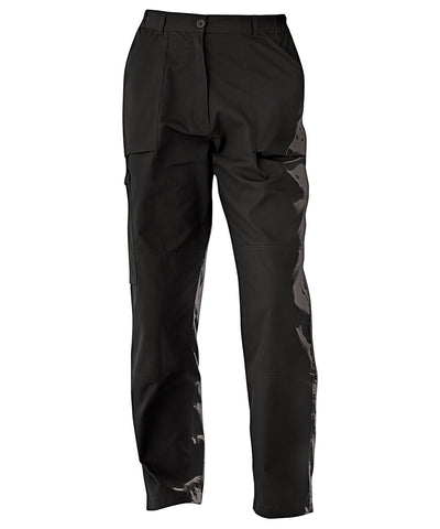 Pantalones de accin para mujer sin forro | Negro