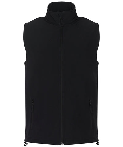 Chaleco softshell de 2 capas Pro | Negro Slido