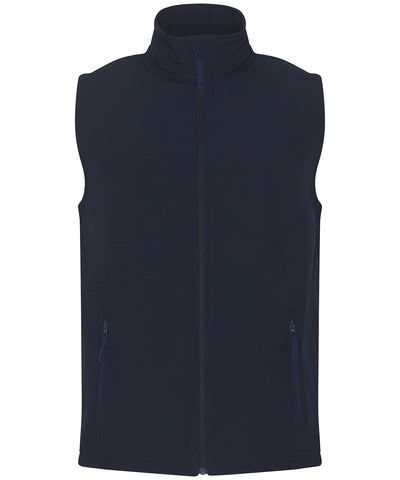 Chaleco softshell de 2 capas Pro | Azul Marino Claro