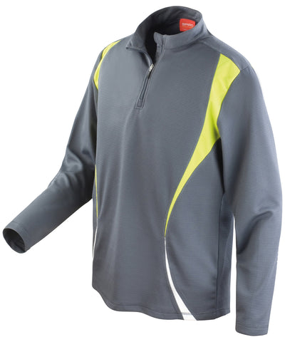 Camiseta de entrenamiento Spiro Trial | Gris Lima Blanco