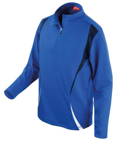 Camiseta de entrenamiento Spiro Trial | Azul Real/Marino/Blanco