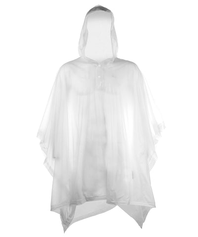 Poncho de plstico para nios | Transparente