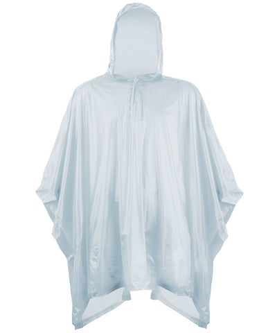 Poncho de plstico para nios | Plata