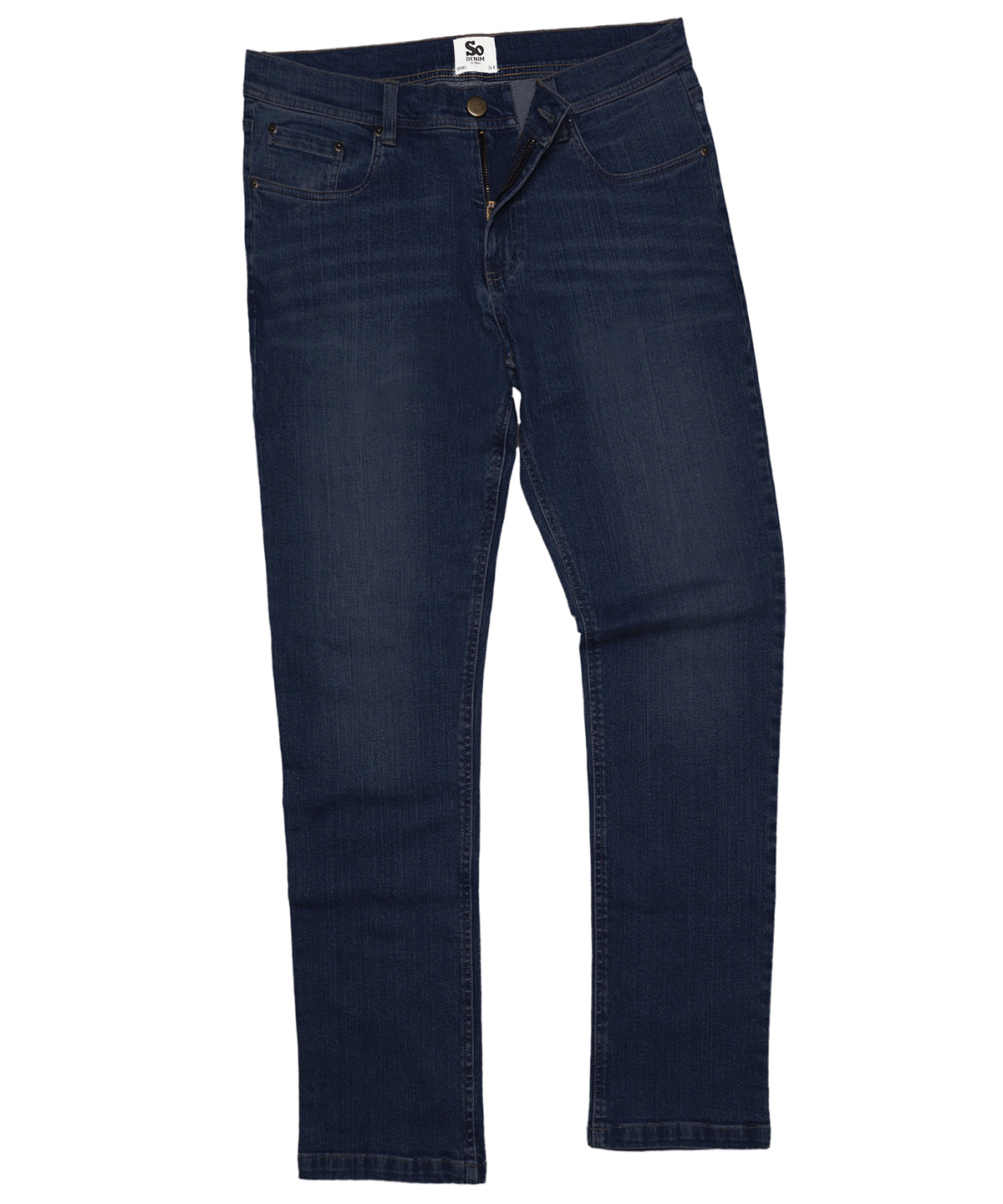 Pantalones rectos Leo | Azul Oscuro Lavado