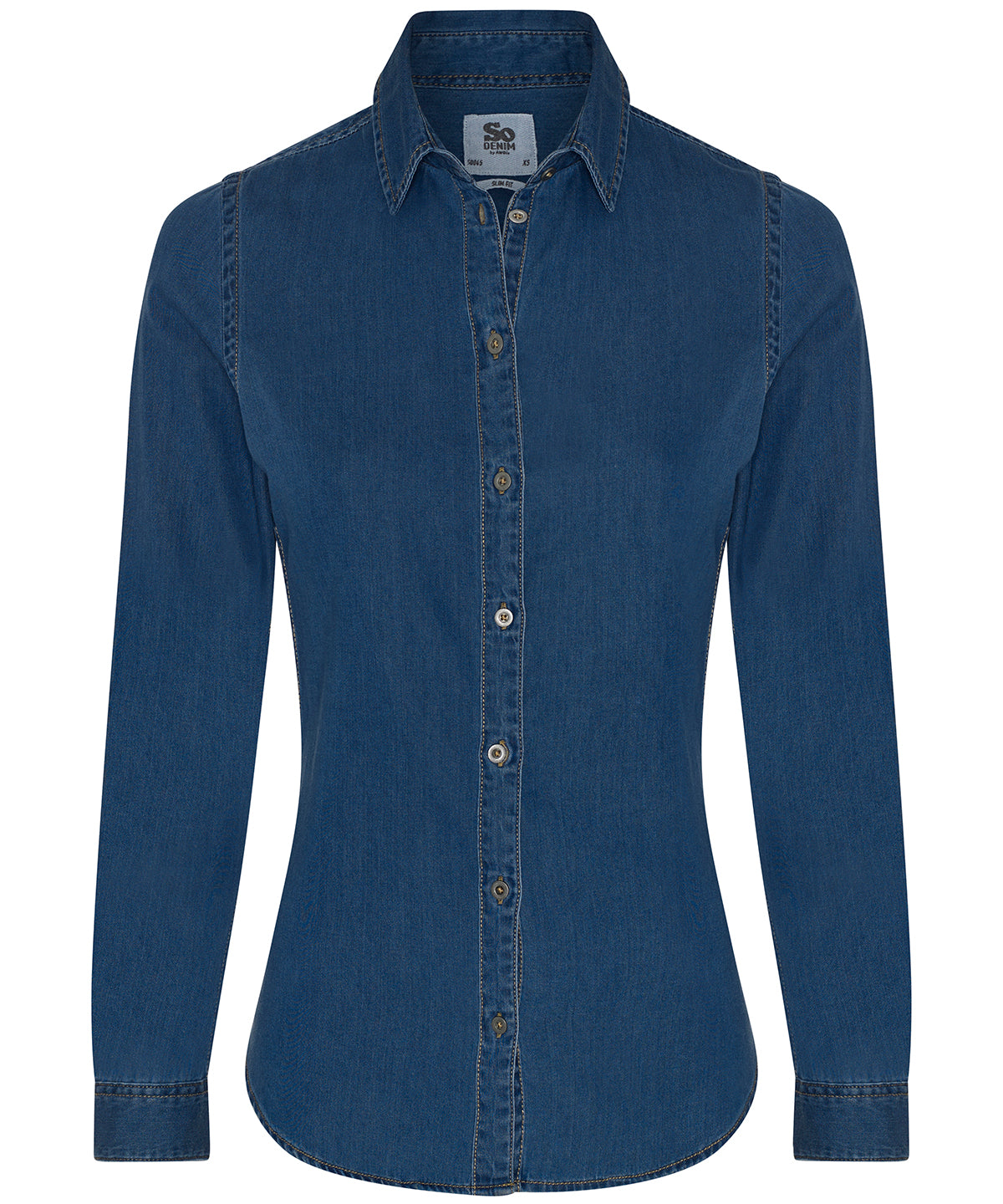 Camisa vaquera Lucy para mujer | Azul Oscuro