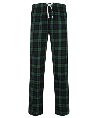 Pantalones de saln de tartn | Cuadros Azul Marino/Verde
