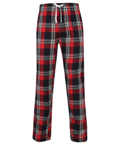 Pantalones de saln de tartn | Cuadros Rojos/Marino