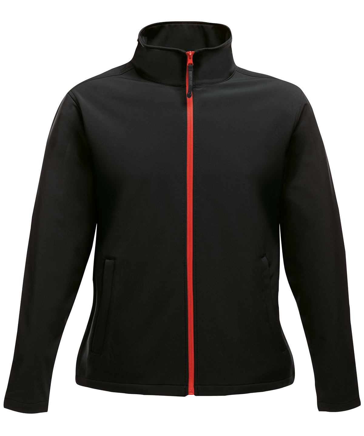 Chaqueta softshell para mujer Ablaze imprimible | Negro/Rojo Clsico