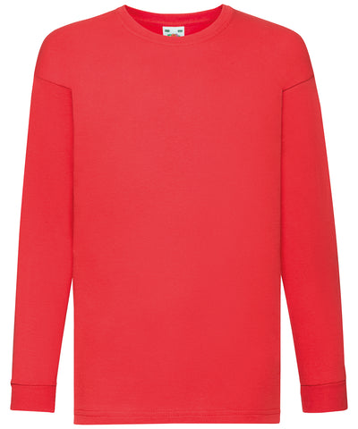 Camiseta de manga larga para nios Coolplus® Valueweight T | Rojo
