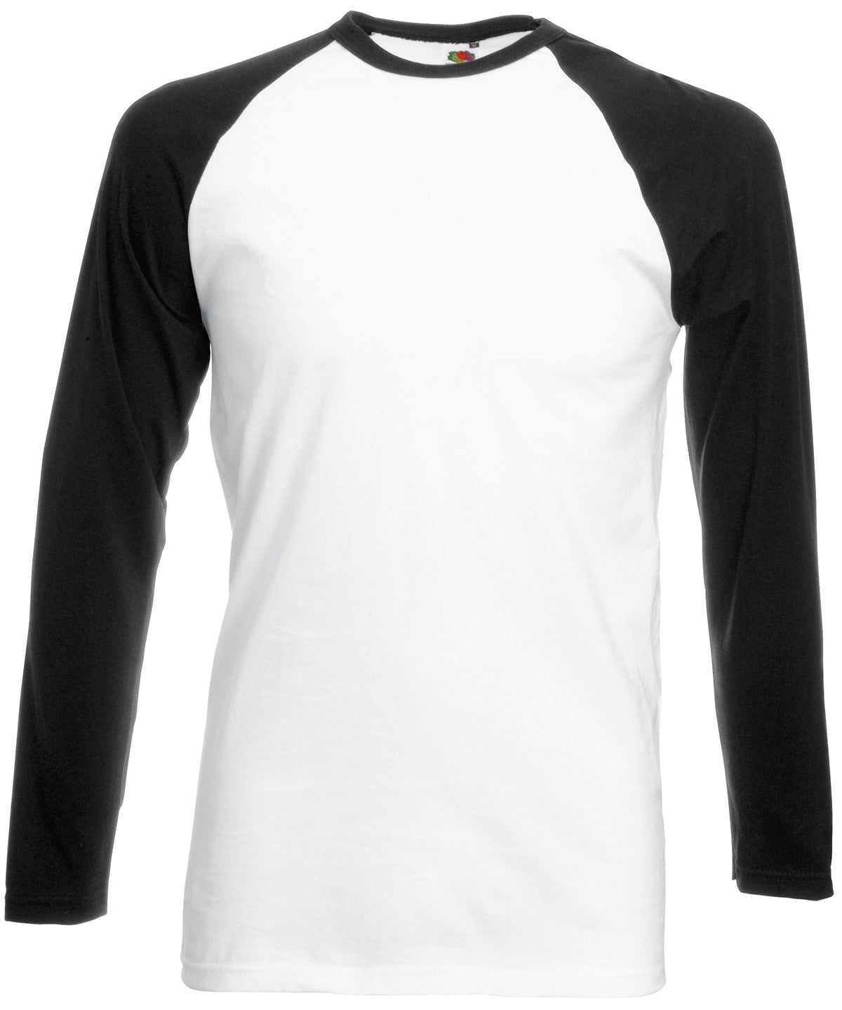 Camiseta de bisbol de manga larga | Blanco/Negro