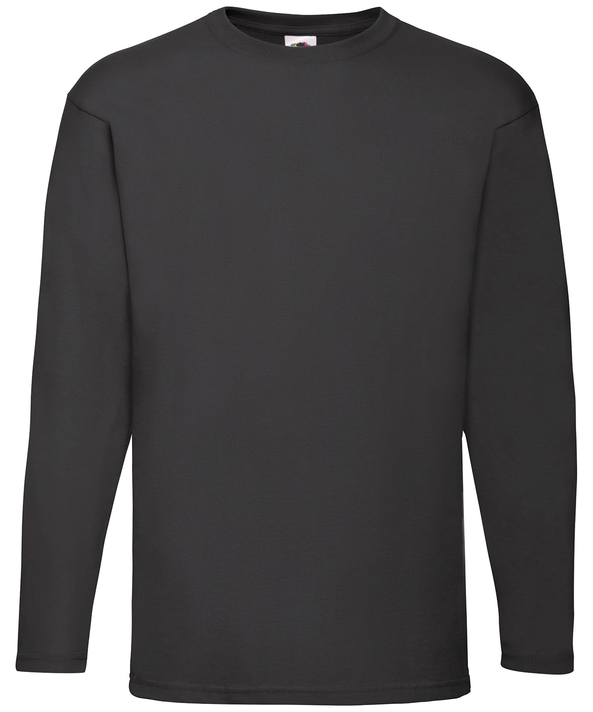 Camiseta de manga larga Valueweight | Negro Clsico