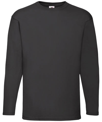 Camiseta de manga larga Valueweight | Negro Clsico